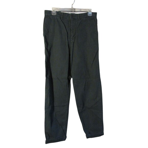J. Crew Re-Imagined 29 x 32 Dark Green Classic Relaxed Fit Chinos Pants - Picture 1 of 3